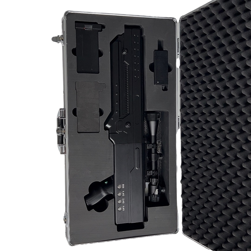  北海街道手持便携式枪型低空防御反制四通道B型