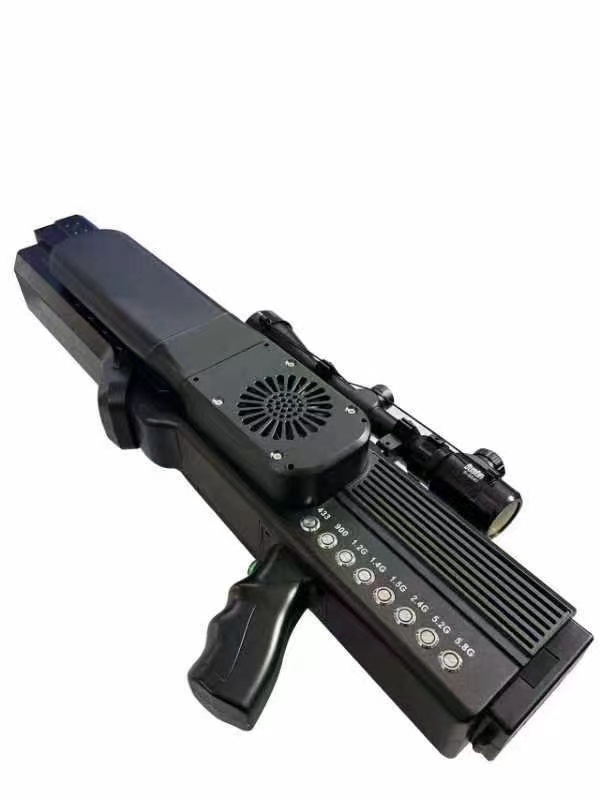  北海街道手持便携式枪型低空防御反制八通道